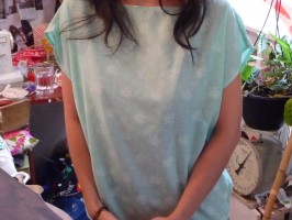 jane in seafoam meg shirt
